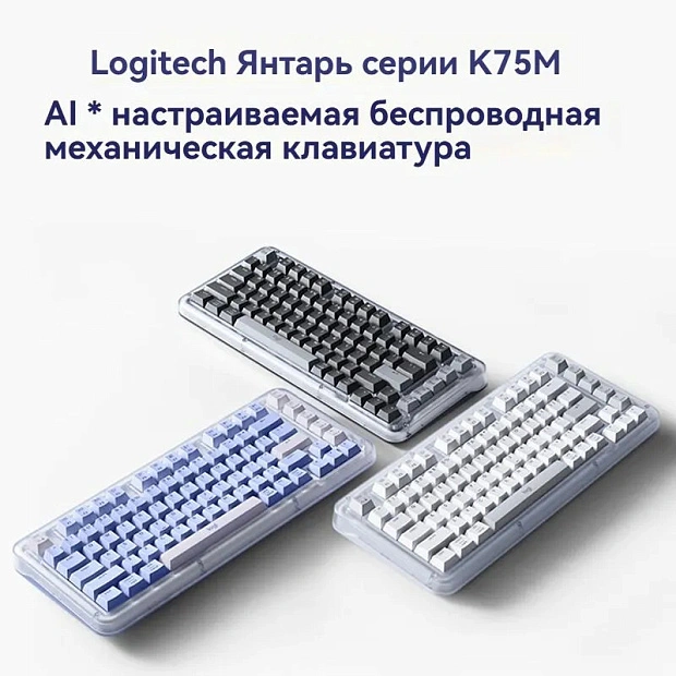 Клавиатура беспроводная Logitech Alto Keys K75M 920-013301 (фиолетовая) 