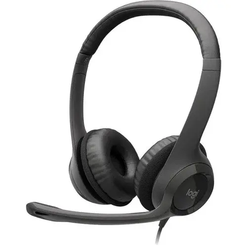 Наушники проводные Logitech H390 (981-000803), черный