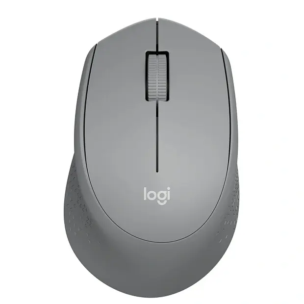 Мышь беспроводная Logitech M330 Silent Plus, 910-004927 (серая)