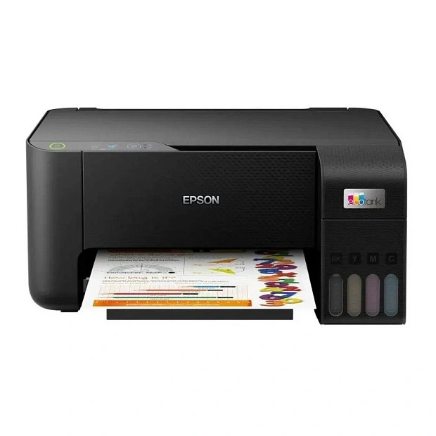 МФУ струйный цветной Epson EcoTank L3210 с СНПЧ, "3в1" принтер, сканер, копир, А4