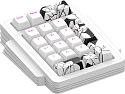 Клавиатура игровая проводная Дарк Проджект KD87A+Numpad DP-KD-87A-000102-GMS g3ms Moonstone (белая)