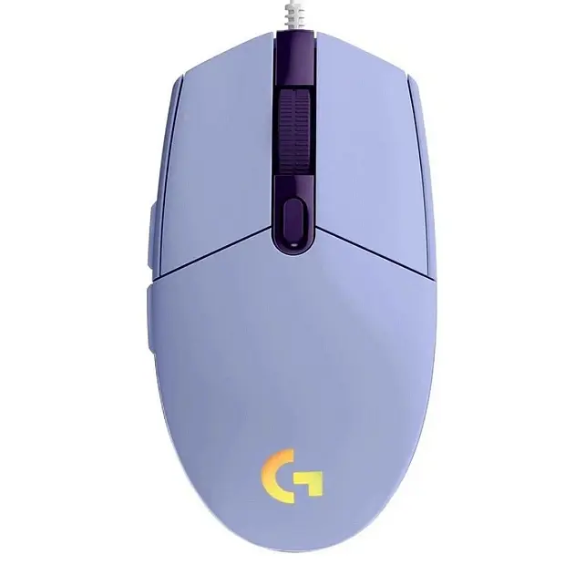 Мышь игровая проводная Logitech G102 Lightsync, 910-005857 (фиолетовая)