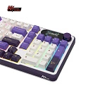 Клавиатура игровая Royal Kludge RK-S98 Chartreuse switch (белая,фиолетовая)