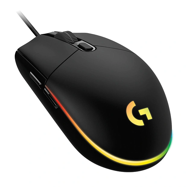 Мышь игровая проводная Logitech G102 Lightsync, 910-005808 (черная)