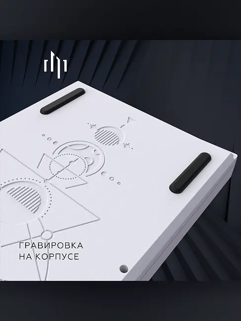 Клавиатура игровая Дарк Проджект Zeno White g3ms Sapphire CM81 DP-CM81ZWC (белая)