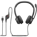 Наушники проводные Logitech H390 (981-000803), черный