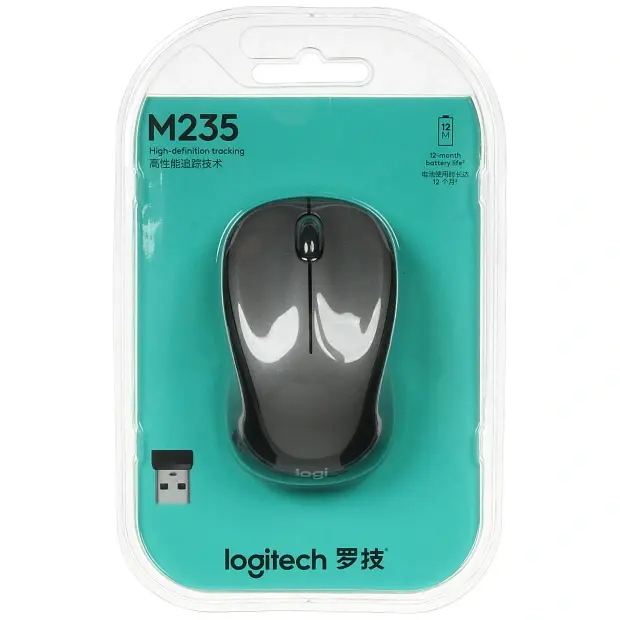 Мышь беспроводная  Logitech M235 (910-002692), черный