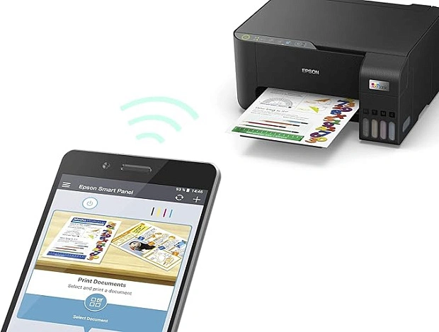 МФУ струйный цветной Epson EcoTank L3250 с СНПЧ, "3в1" принтер, сканер, копир, А4