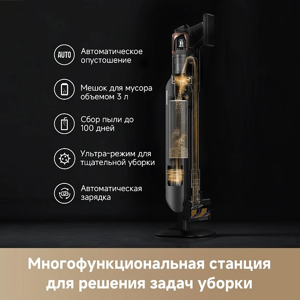 Пылесос Dreame Cordless Vacuum Cleaner Z20 Aqua Cycle Station (евровилка)