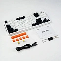 Клавиатура игровая JEGG ZA87 Pro White,black,orange, TNT Yellow (белая)