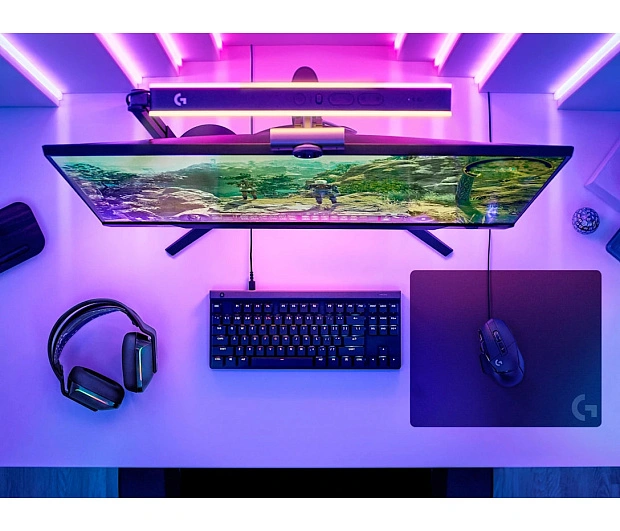 Коврик для мыши Logitech G240 943-000786, 34х28 см (черный)