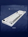Клавиатура игровая проводная Дарк Проджект KD87A+Numpad DP-KD-87A-000102-GMS g3ms Moonstone (белая)