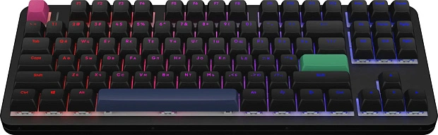 Клавиатура игровая проводная Red Square Alumix TKL Simple g3ms Amber RSQ-20049 (черная)