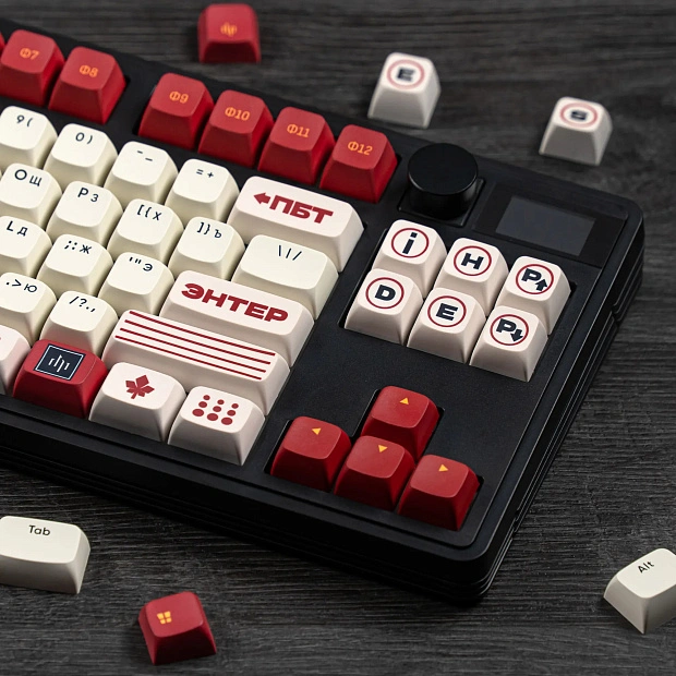 Клавиатура игровая Дарк Проджект KD83A g3ms Onyx v2 DP-KD-83A-110100-GOX СССР (красная/белая)