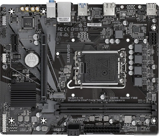 Материнская плата Gigabyte H610M K V2 (rev. 1.0)