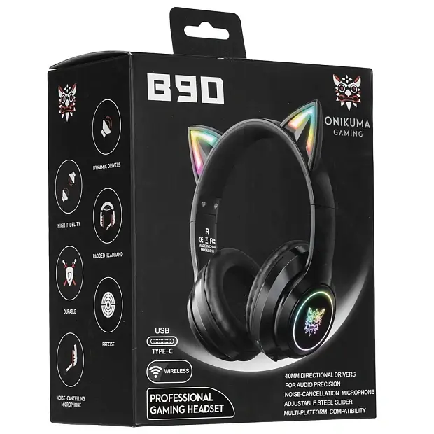 Гарнитура ONIKUMA B90 Black
