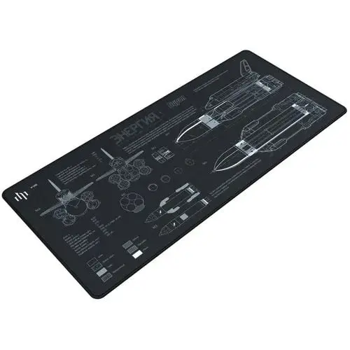 Коврик жаккард Дарк Проджект Landau XL 900x400x4мм (DP-MD-0033)
