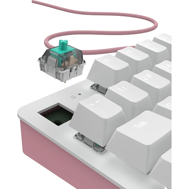 Клавиатура игровая проводная IO by Red Square Typex v2 g3ms Sapphire io217 (розовое золото) 