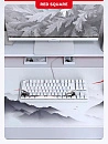 Клавиатура игровая беспроводная Red Square Alumix TKL Satori g3ms Jade RSQ-20055 (белая)