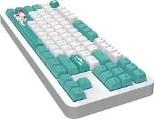 Клавиатура игровая проводная Red Square Alumix TKL Classic Kitsune g3ms Aquamarine RSQ-20052 (белая)