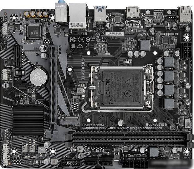 Материнская плата Gigabyte H610M K DDR4 (rev. 2.0)