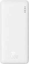 Внешний аккумулятор Baseus Airpow PPQD090002 Fast Charge Power Bank 10000mAh 20W White (With Cable U