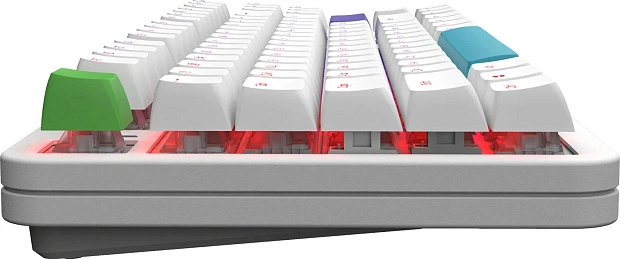 Клавиатура игровая проводная Red Square Alumix TKL Simple g3ms Amber RSQ-20050 (белая)