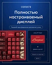 Клавиатура беспроводная механическая Lunacy Longwei LISWK03 + коврик для мыши g3ms (красная)