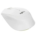Мышь беспроводная Logitech M330 Silent Plus, 910-004926 (белая, желтая)