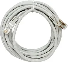 Интернет кабель (патч-корд) FTP Cablexpert PP6-5M, кат.6, 5м, литой, многожильный, серый