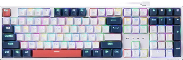 Клавиатура игровая механическая Redragon Whisper, K688WBO-RGB