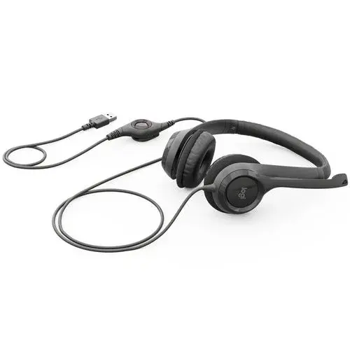 Наушники проводные Logitech H390 (981-000803), черный