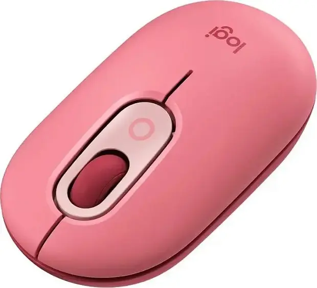 Мышь беспроводная Logitech Pop (розовая), 910-006419