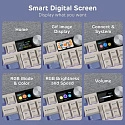 Клавиатура игровая Royal Kludge RK S85 Horizon Beige switch (белая,синяя)