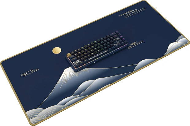 Клавиатура игровая проводная Red Square Alumix 68 Yotei + коврик g3ms Magnetite RSQ-20060 (синяя)