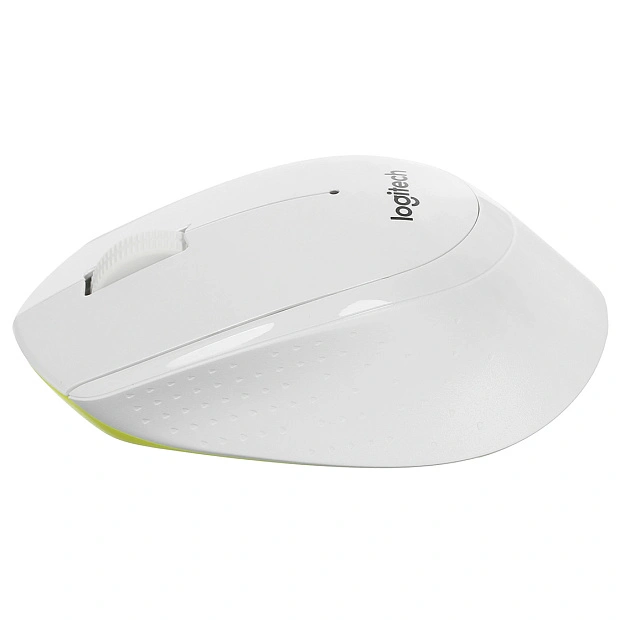 Мышь беспроводная Logitech M330 Silent Plus, 910-004926 (белая, желтая)