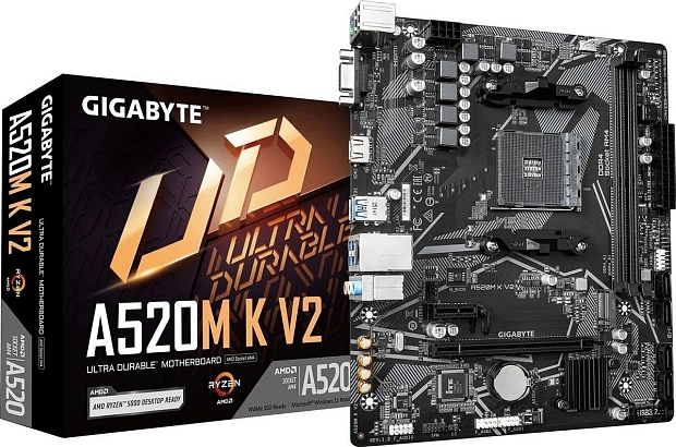 Материнская плата Gigabyte A520M K V2 (rev. 1.2)