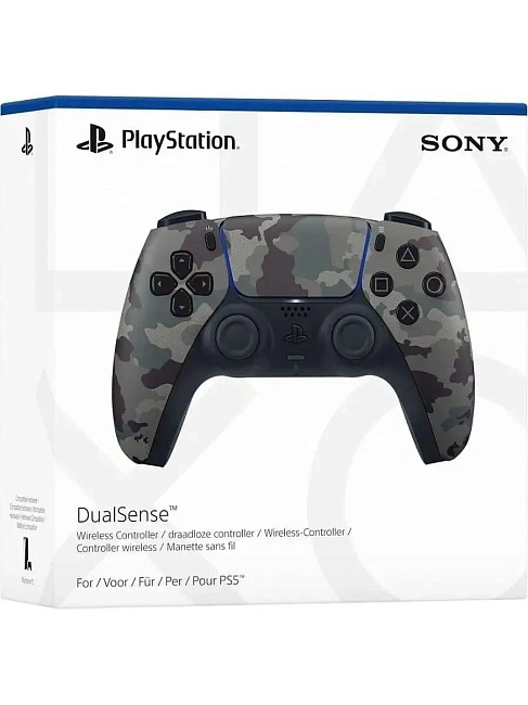 Геймпад Sony PlayStation 5 DualSense Gray Camouflage (Серый камуфляж)