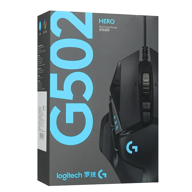 Мышь игровая проводная Logitech G502 Hero, 910-005474 (черная)