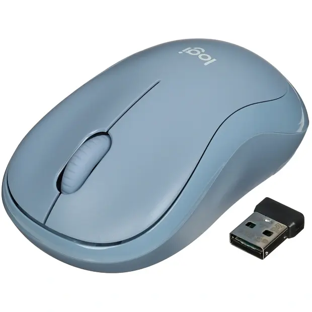 Мышь беспроводная Logitech M221 Silent (910-006111), синий