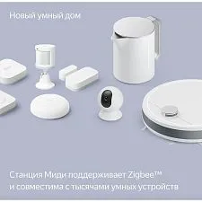 Умная колонка Яндекс.Станция Миди, модель: YNDX-00054GRY, серый