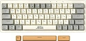 Клавиатура игровая JEGG ZA63 PRO beige,grey,yellow, TNT Yellow (бежевая)