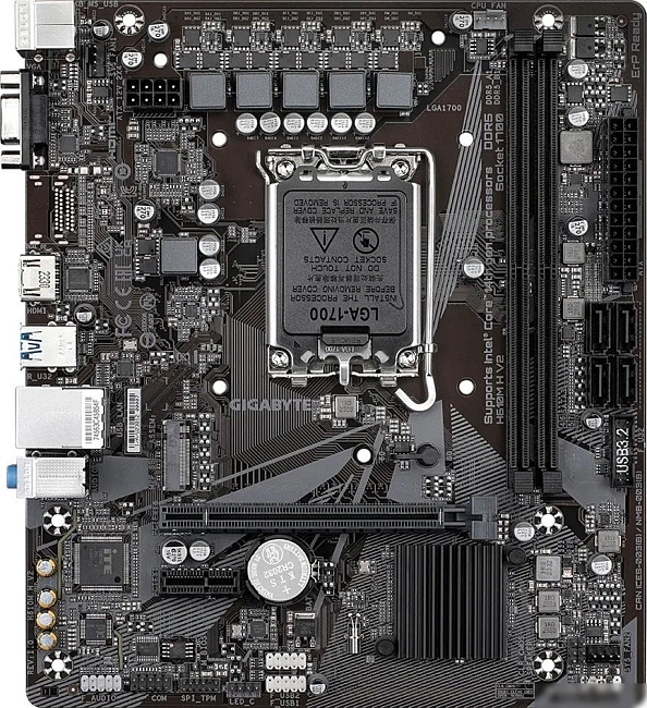 Материнская плата Gigabyte H610M H V2 (rev. 1.0)
