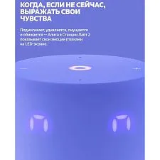 Умная колонка Яндекс Станция Лайт 2 с Алисой, YNDX-00026VIO, фиолетовый