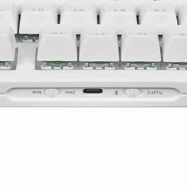 Клавиатура игровая беспроводная Red Square Alumix TKL Satori g3ms Jade RSQ-20055 (белая)