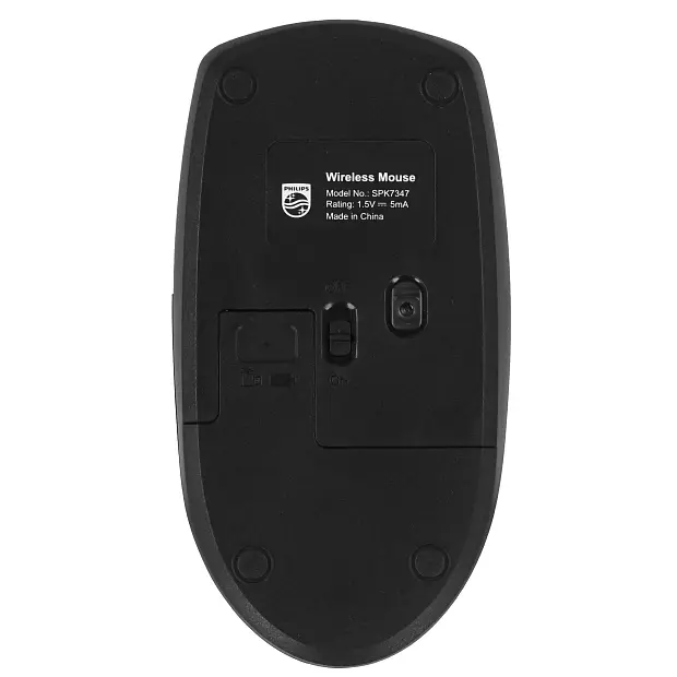 Мышь беспроводная Philips SPK7347, черный