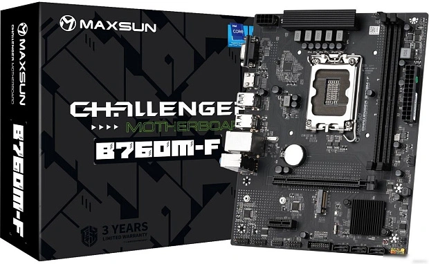 Материнская плата Maxsun Challenger B760M-F