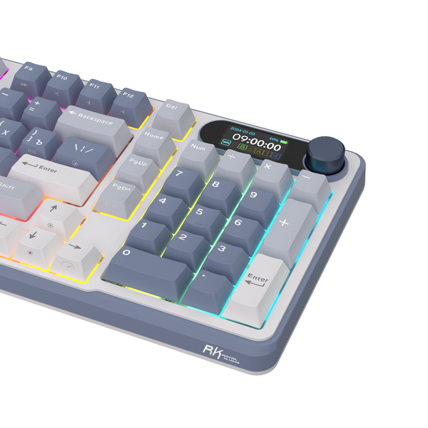 Клавиатура игровая Royal Kludge RK-S98 Cream switch (белая, серая)