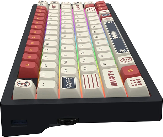 Клавиатура игровая Дарк Проджект KD83A g3ms Onyx v2 DP-KD-83A-110100-GOX СССР (красная/белая)