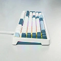 Клавиатура игровая JEGG ZA98 White Navy Blue TNT Red (синяя)